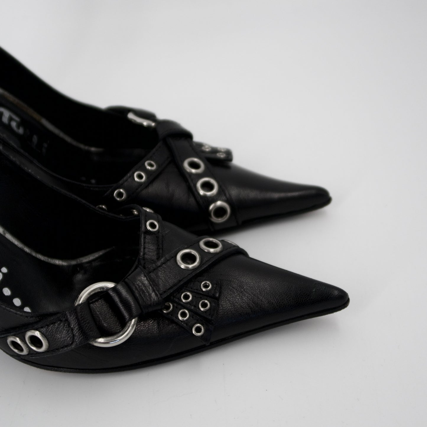 + Vintage leather heels +