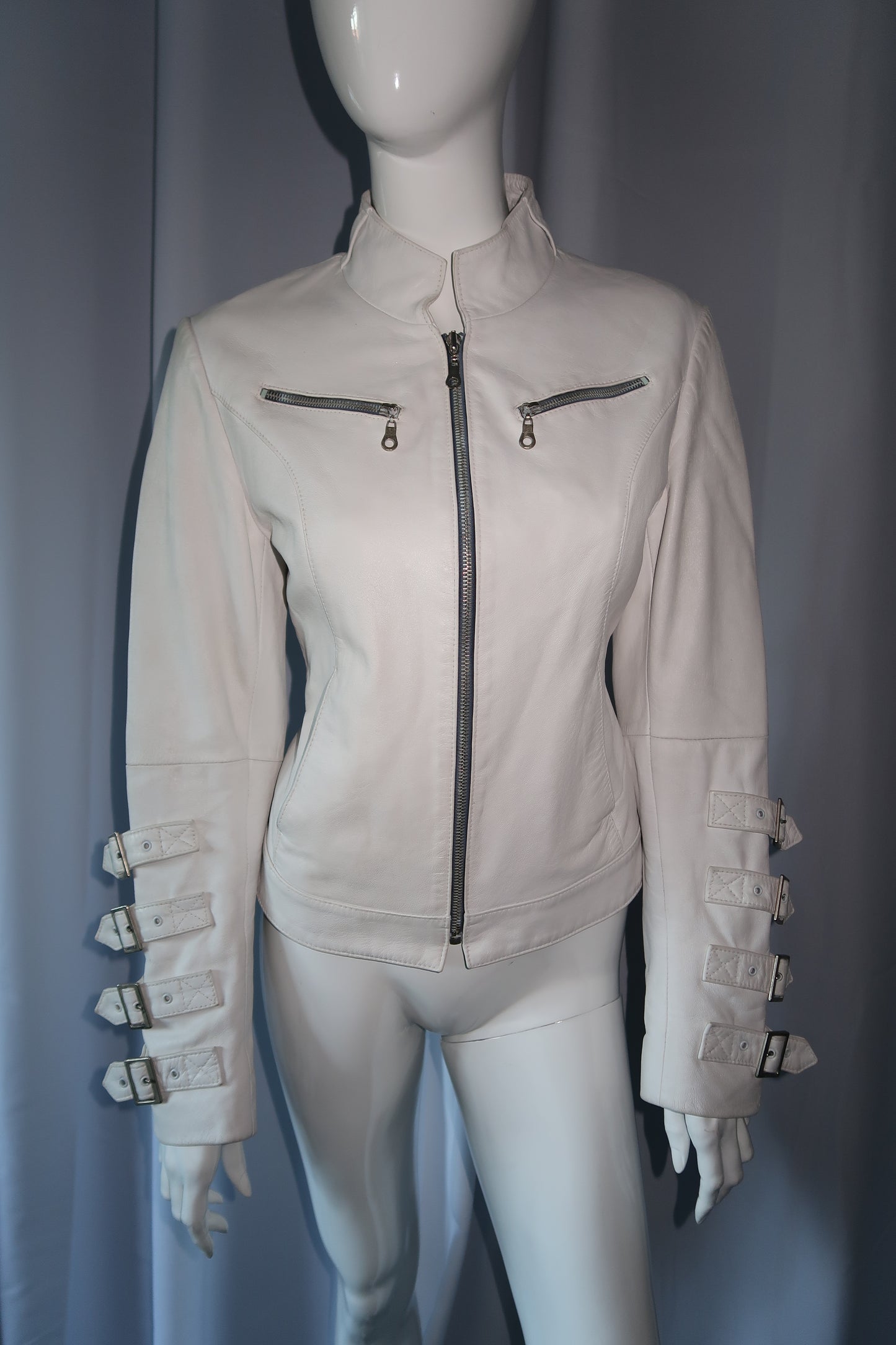 + Bondage leather jacket +