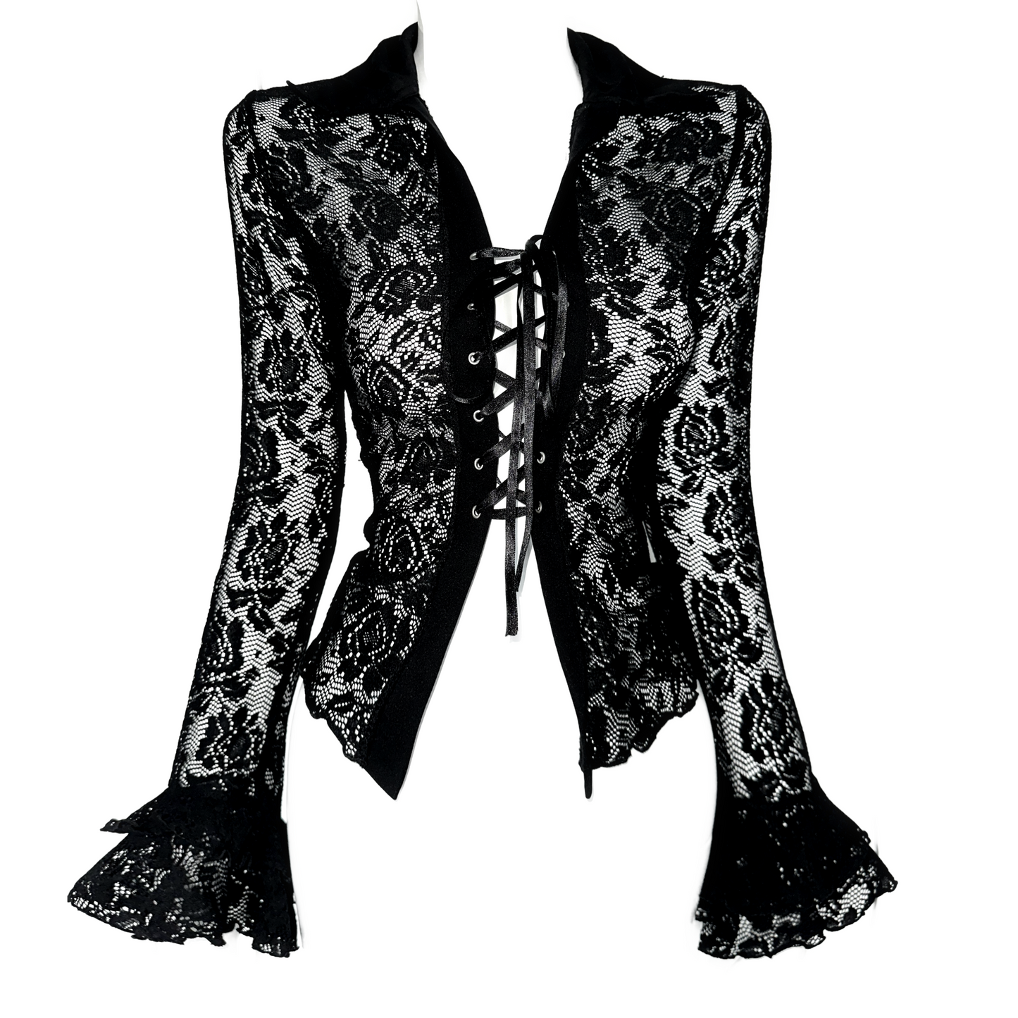 + Lace corset blouse +