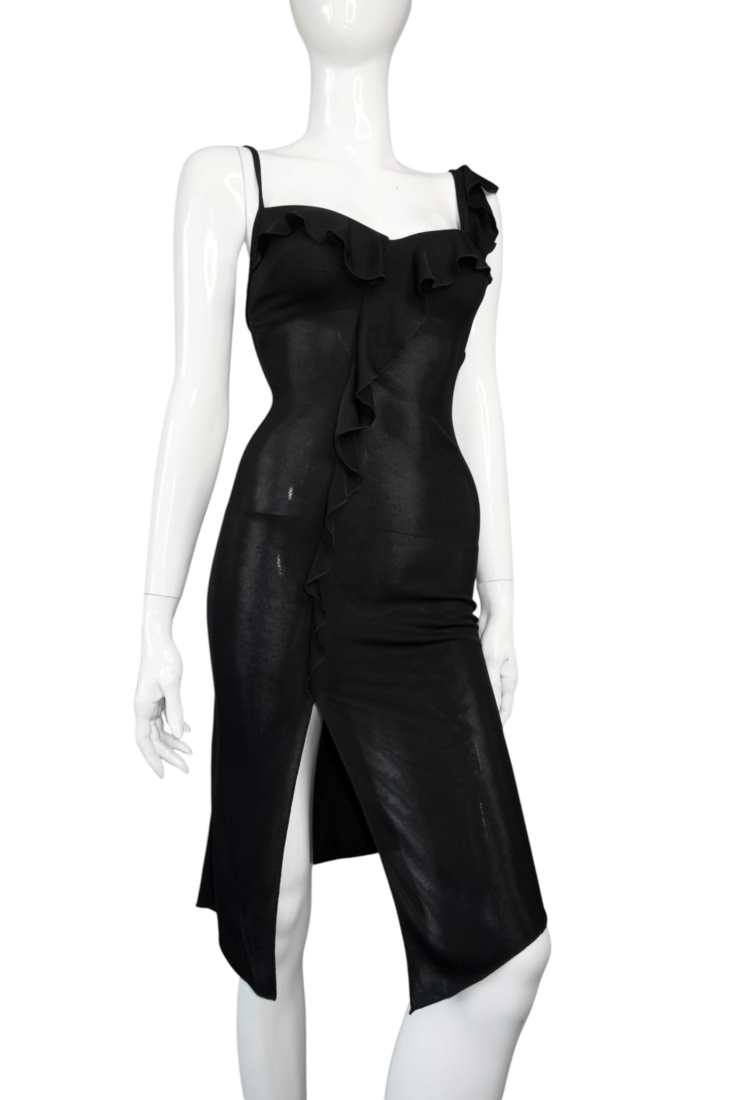 + Mini asymmetrical dress +