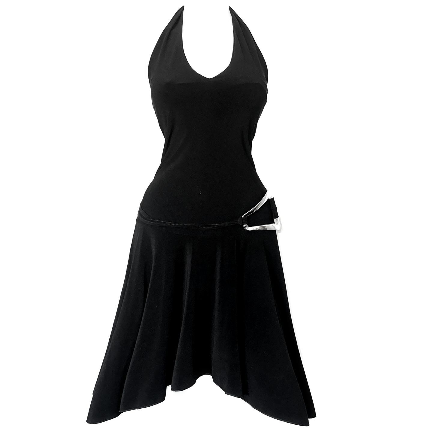 + Asymmetrical clasp dress +