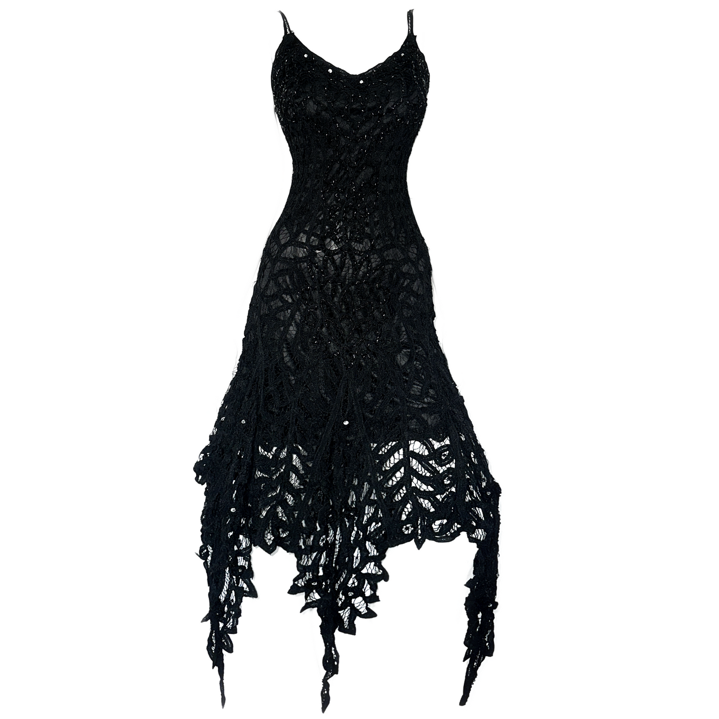 + Asymmetrical knit dress +