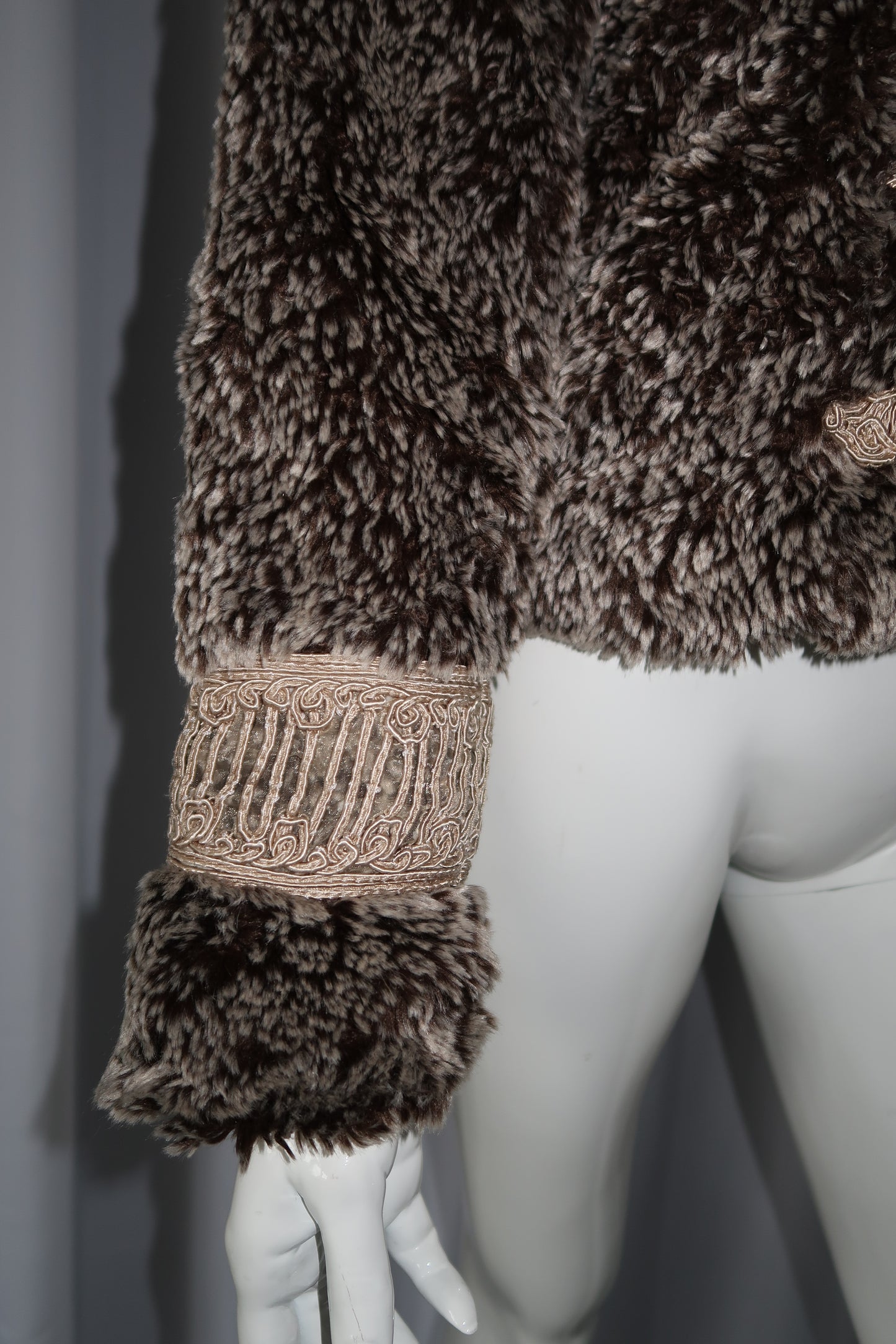 + Faux fur Napoleon jacket +