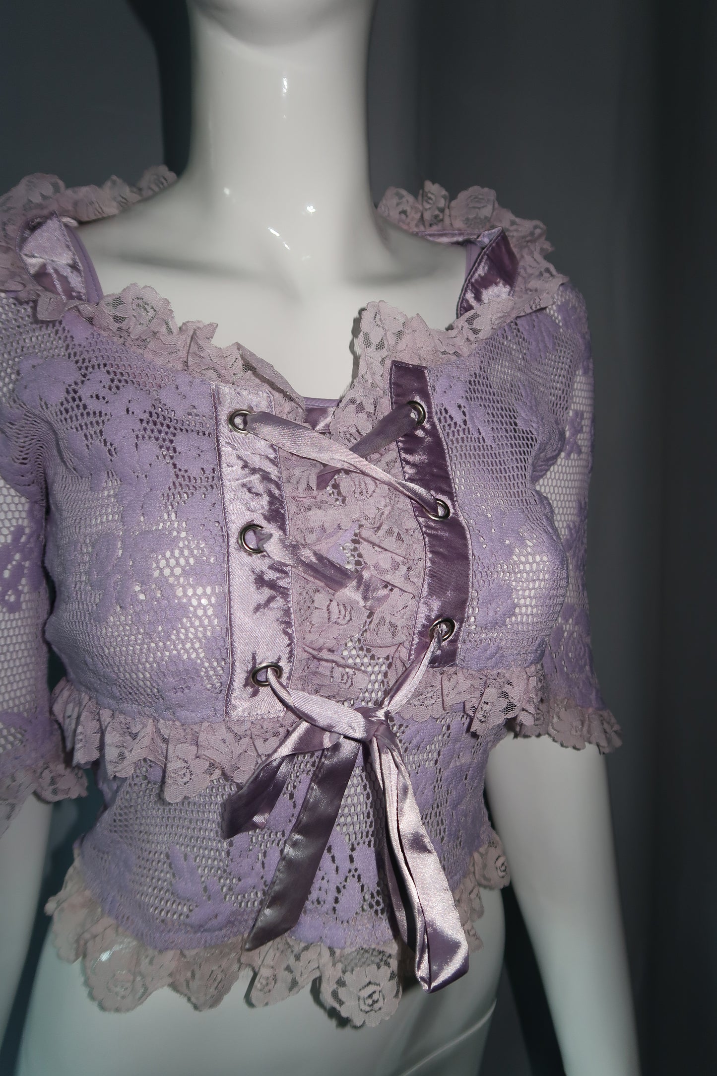 + Corset lilac set +