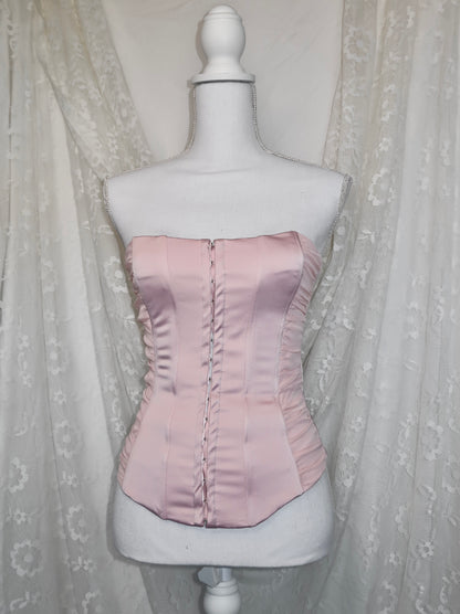 + Pink corset +