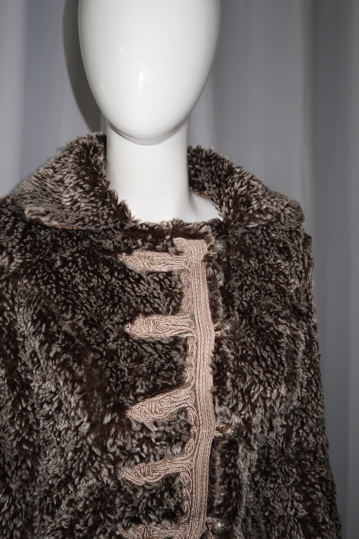 + Faux fur Napoleon jacket +