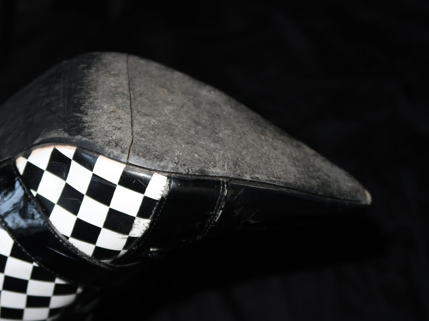 + Vintage checkered boots +