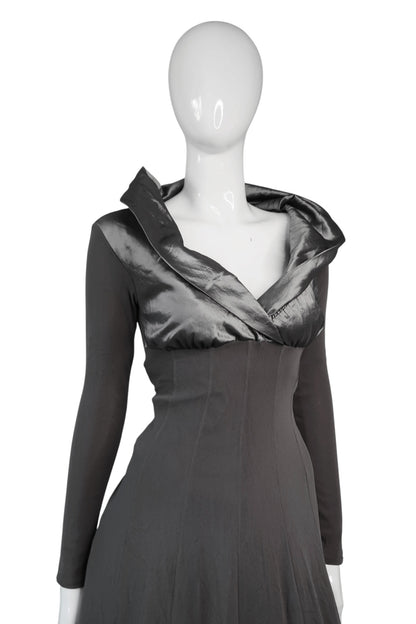 + Mesh Grey dress +