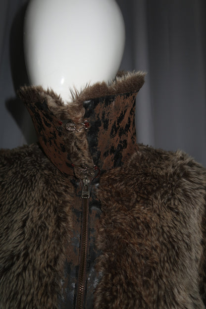 + Faux fur jacket +