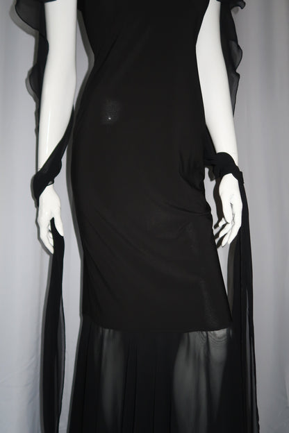 + Rose long dress +