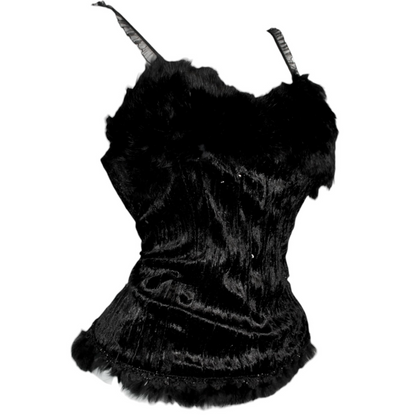 + Velvet fur top +