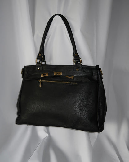 + Black Firkin Bag +