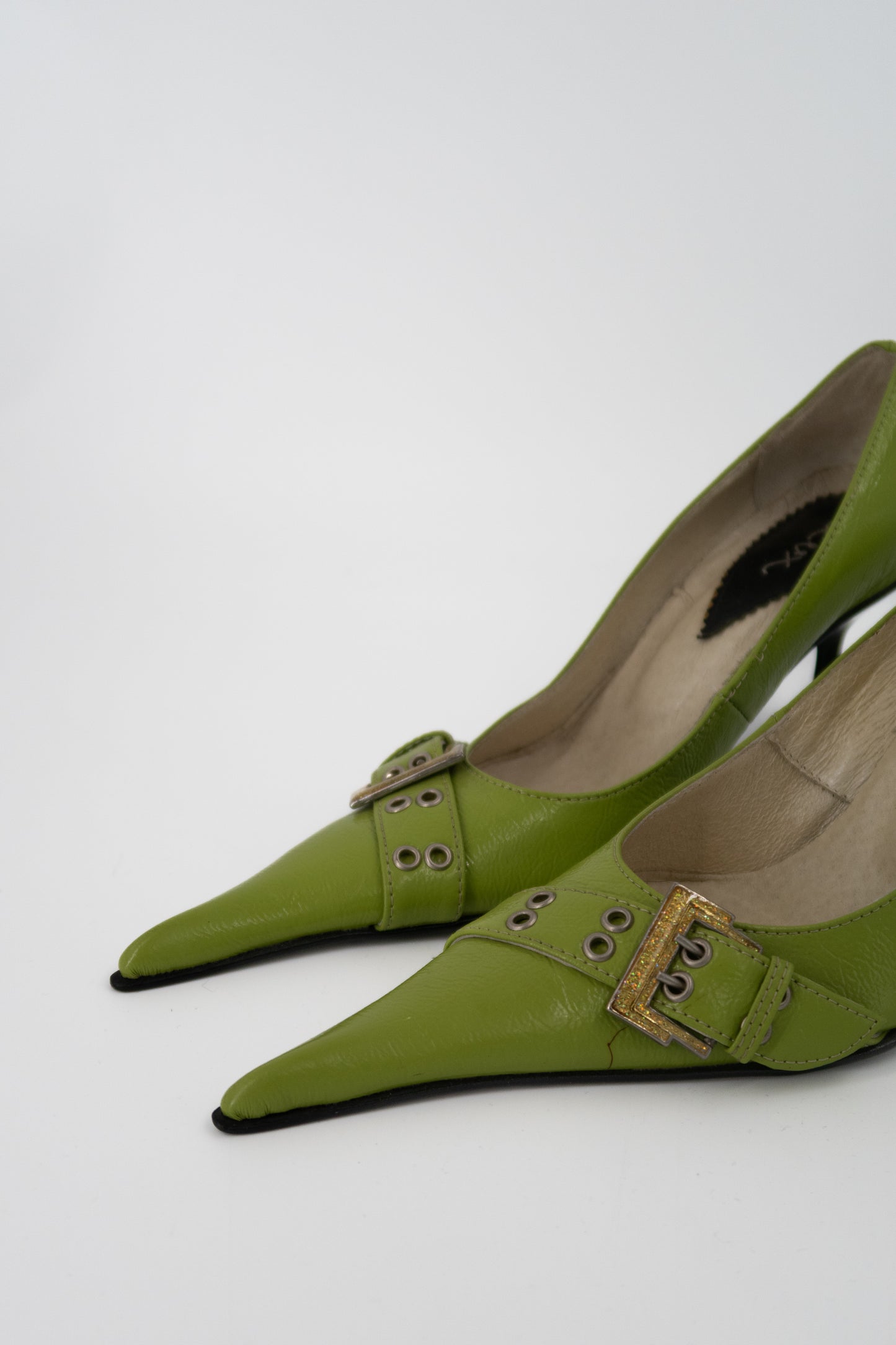 + Lime green heels +