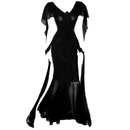 + Rose long dress +