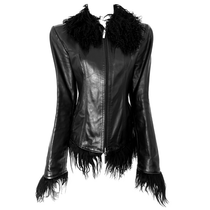 + Leather jacket +