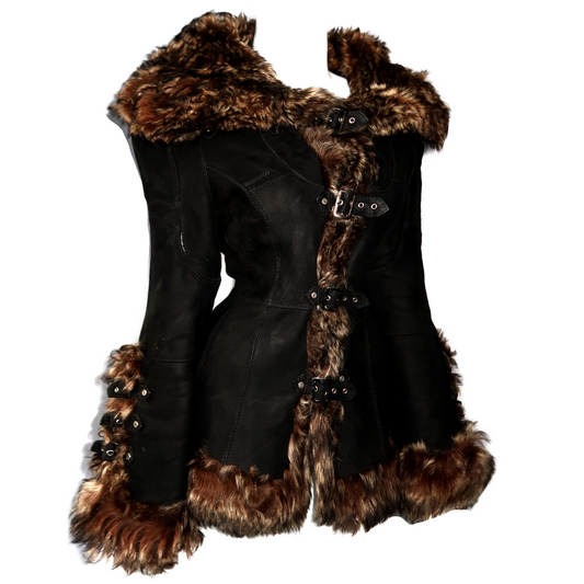 + Hooded Afghan Coat +