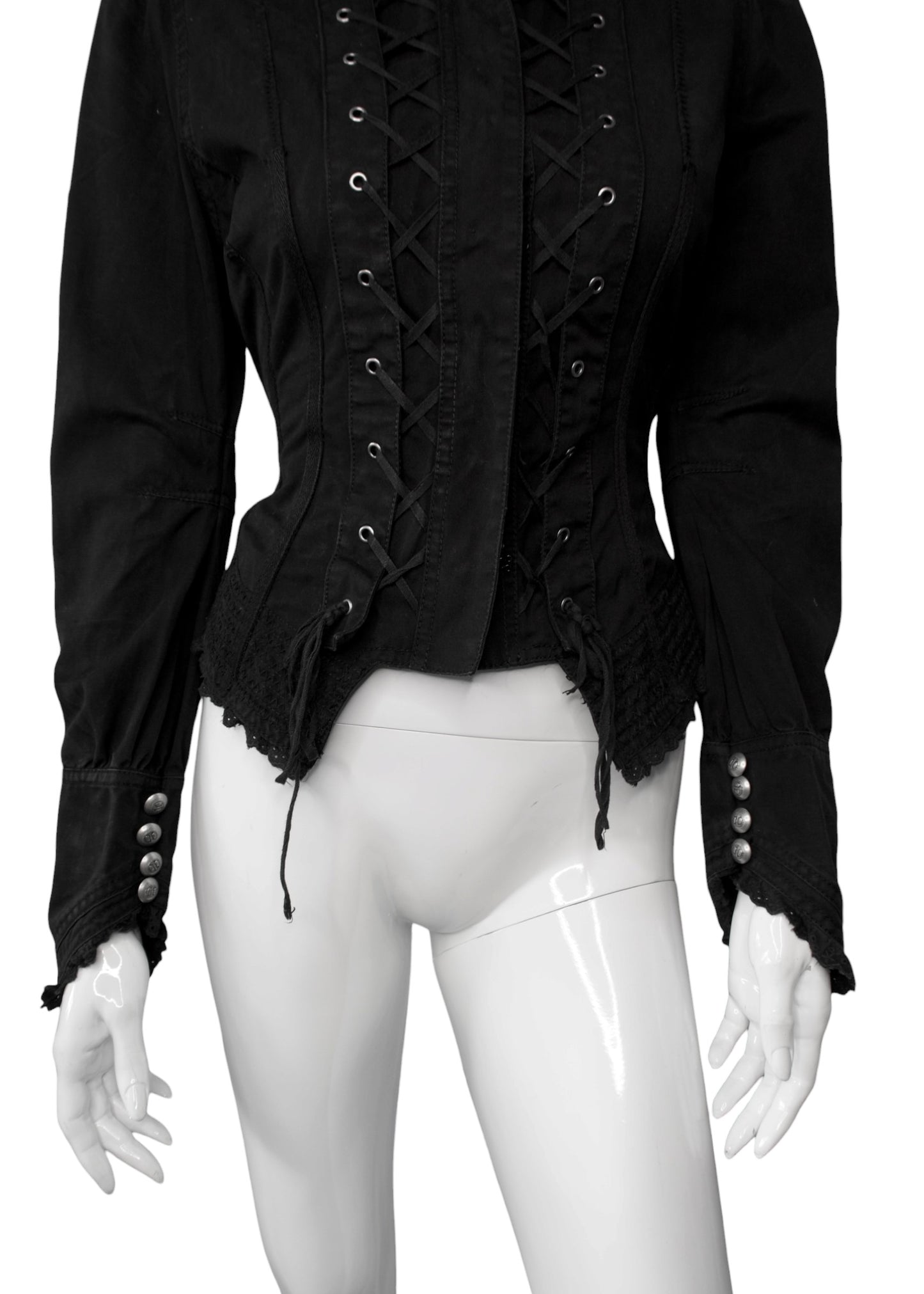 + Gothic lace up jacket +