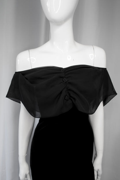 + Velvet roses dress +