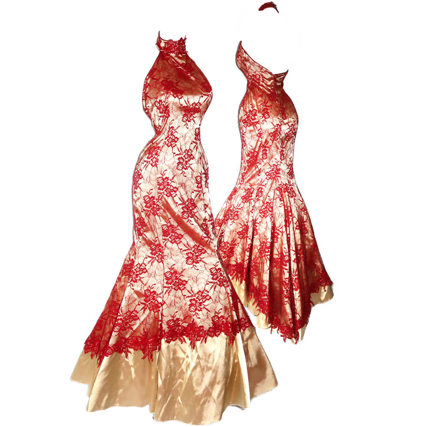 + Lace mermaid dress +