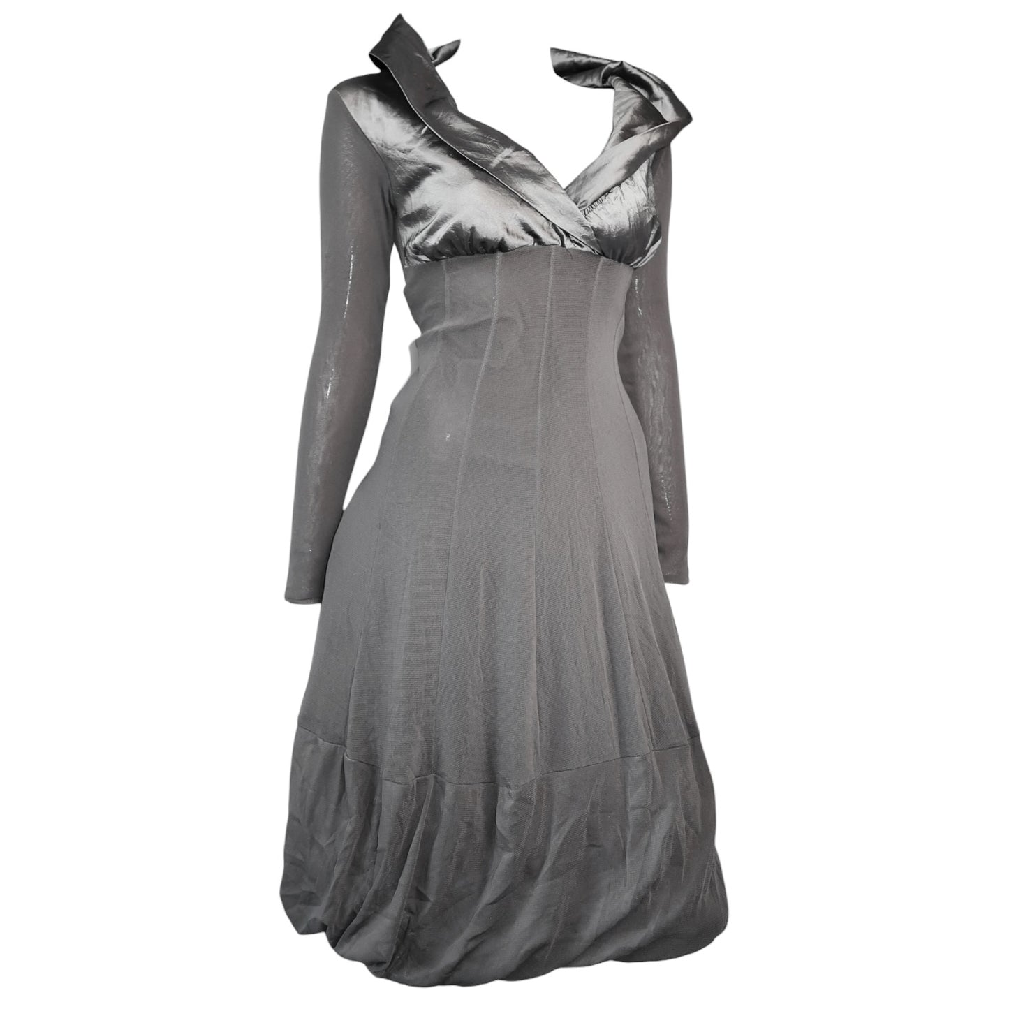 + Mesh Grey dress +