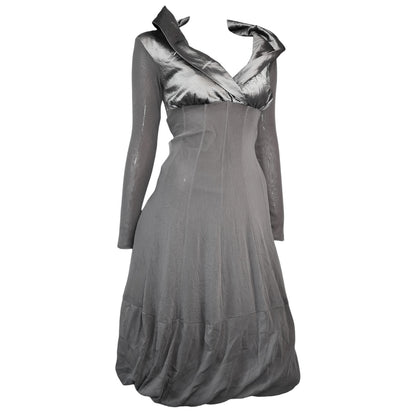 + Mesh Grey dress +