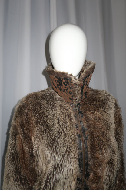 + Faux fur jacket +