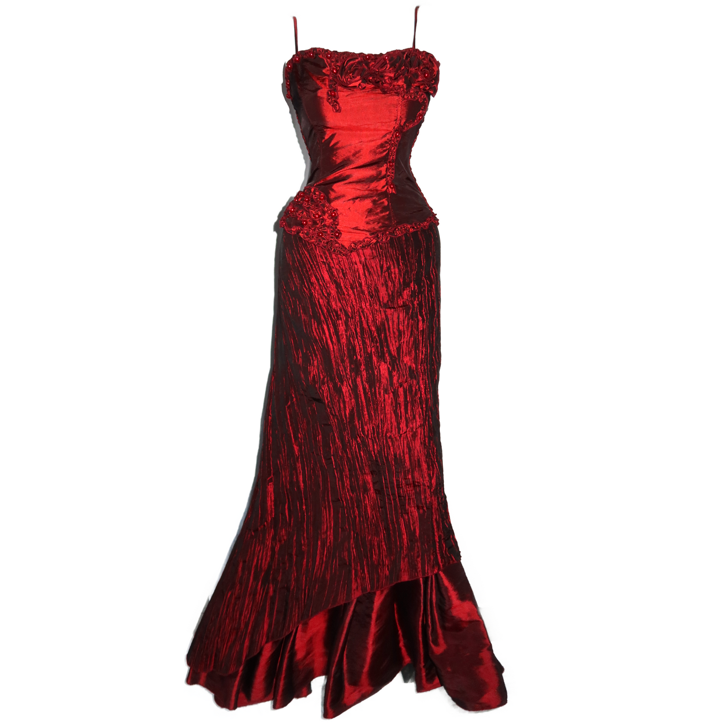 + Burgundy rose dress set +