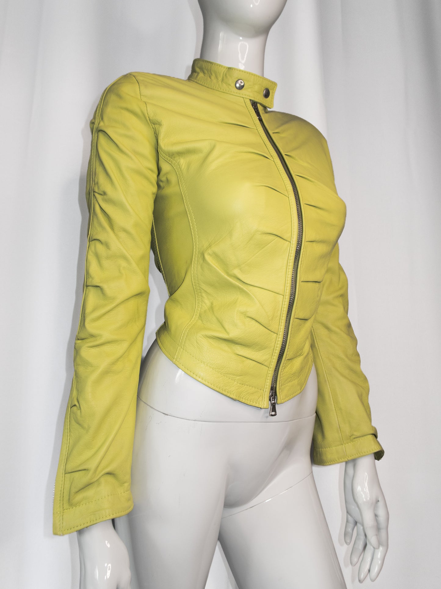 + Lime green drapery jacket +