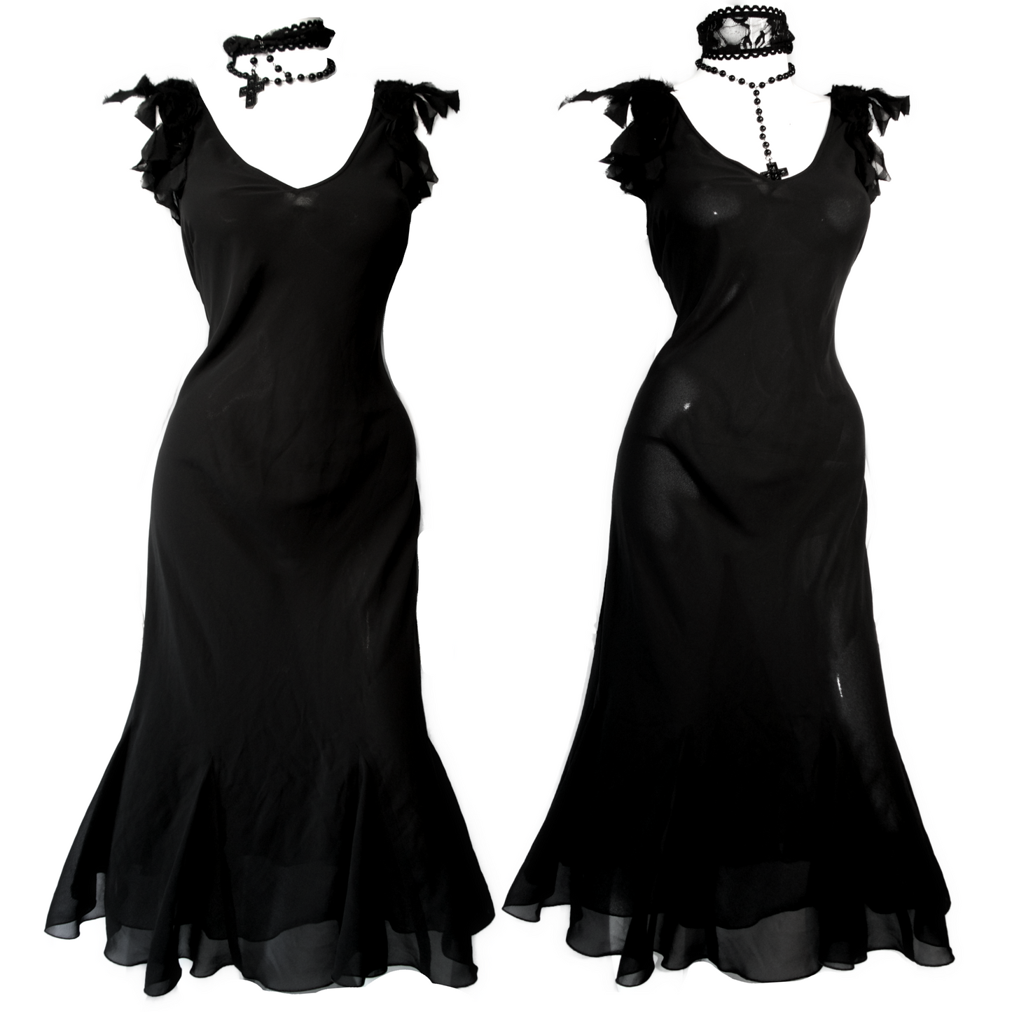 + Vintage mesh dress +