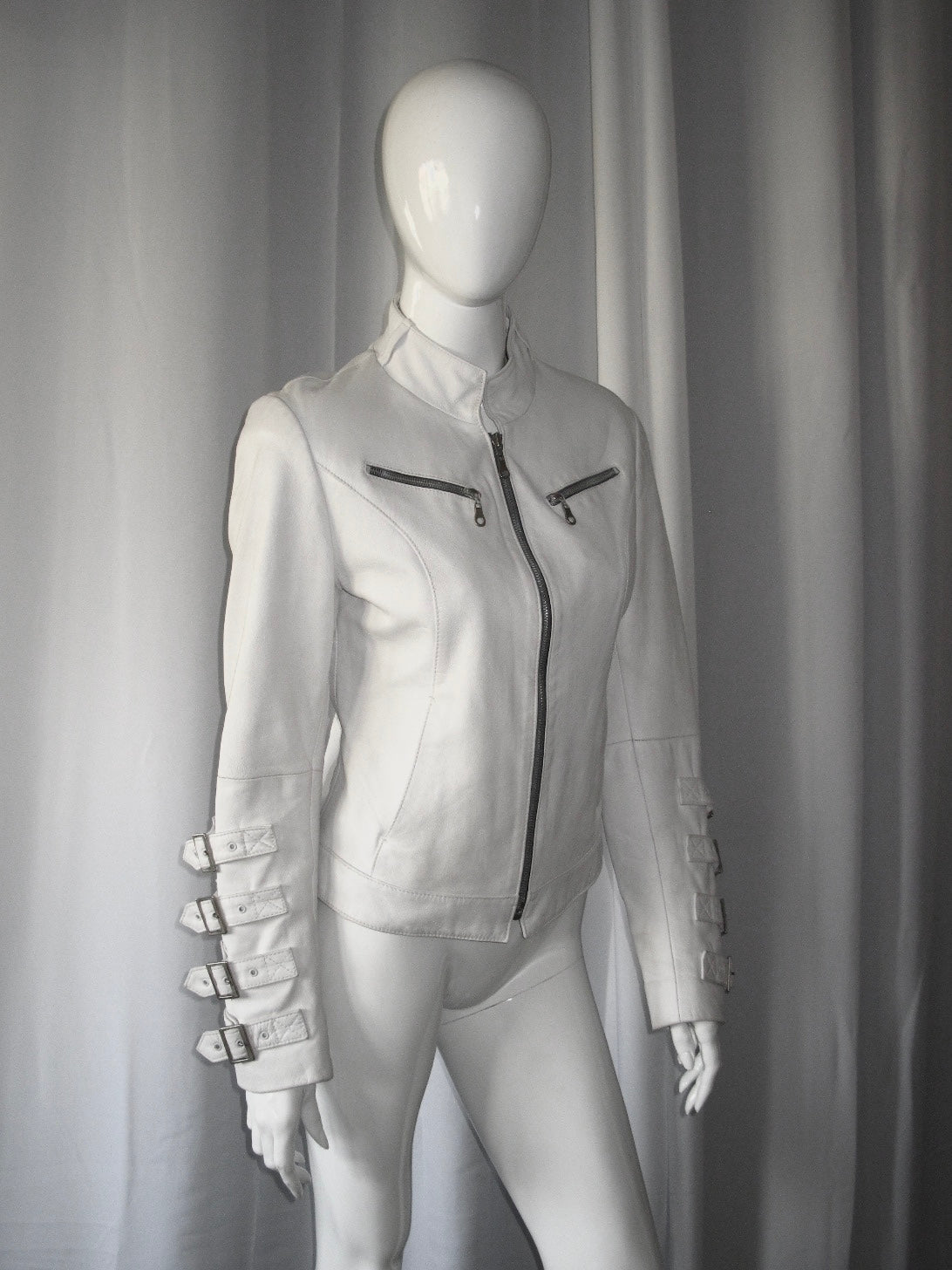 + Leather bondage jacket +