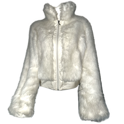 + Faux fur jacket +