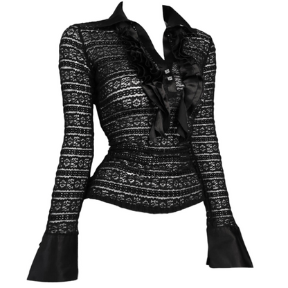 + Italian lace blouse +