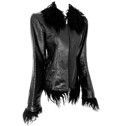 + Leather jacket +