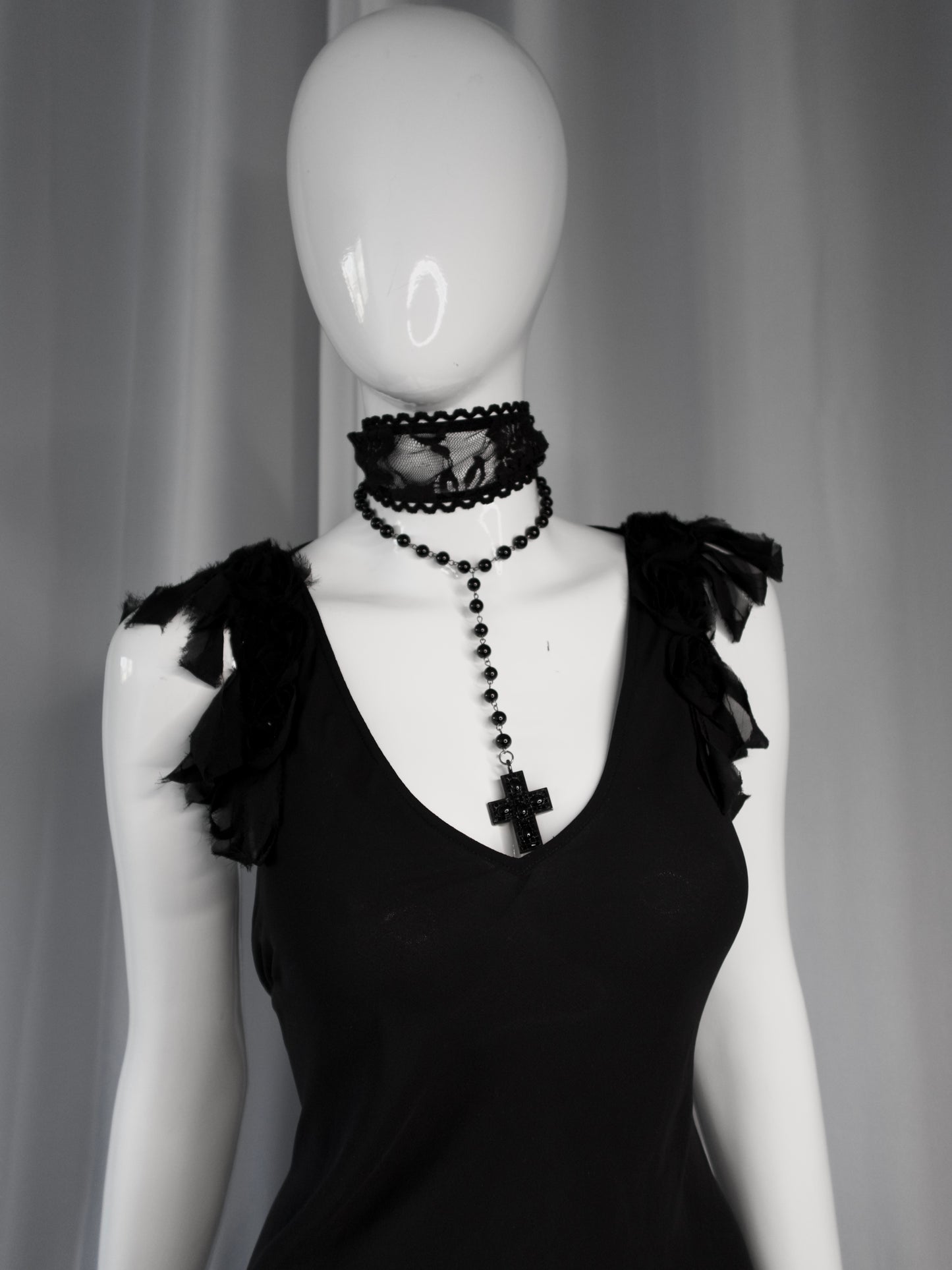 + Vintage mesh dress +