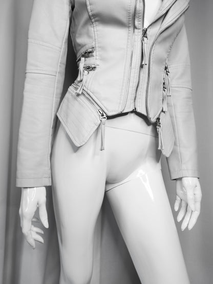 + Studded Power Shoulder Jacket +