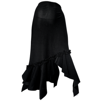 + Asymmetrical skirt +
