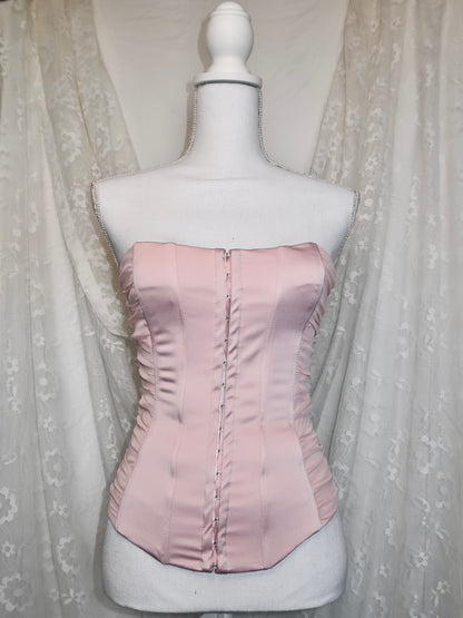 + Pink corset +