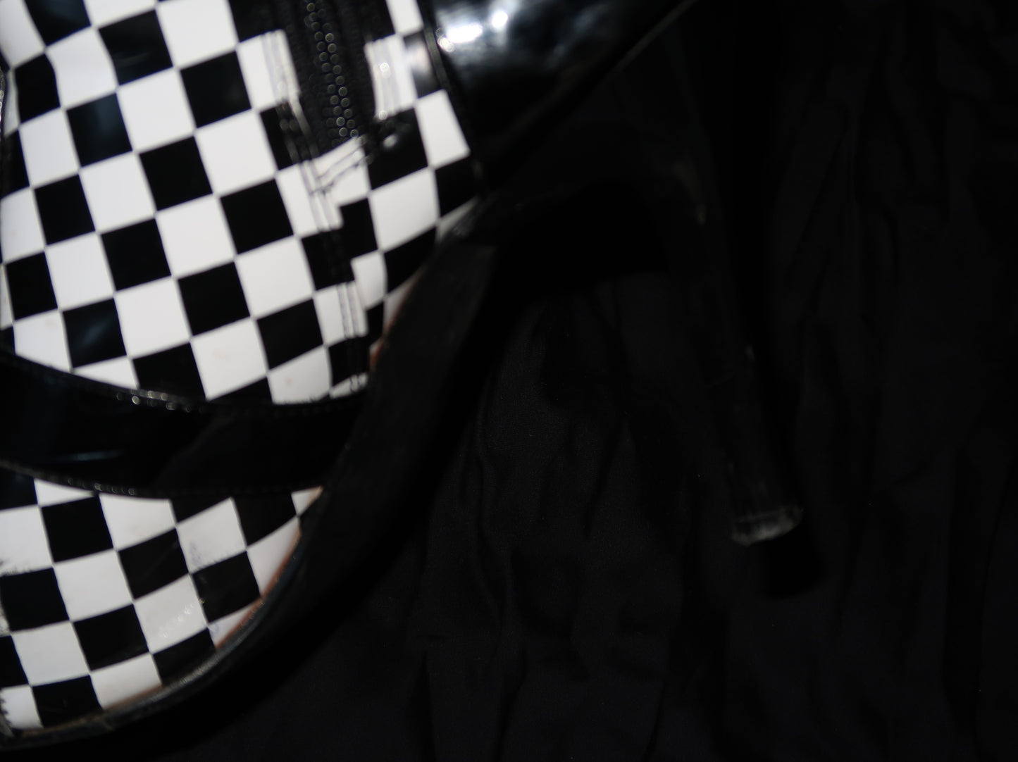 + Vintage checkered boots +