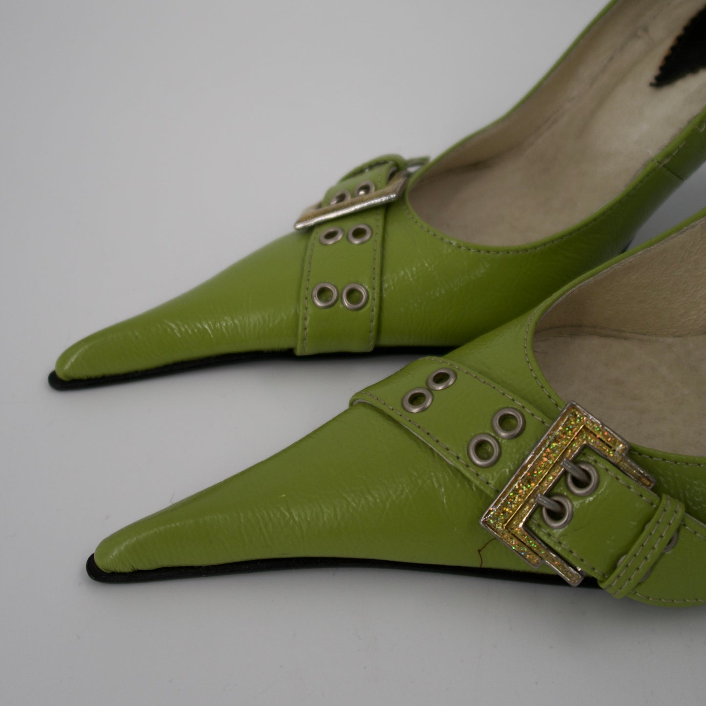 + Lime green heels +