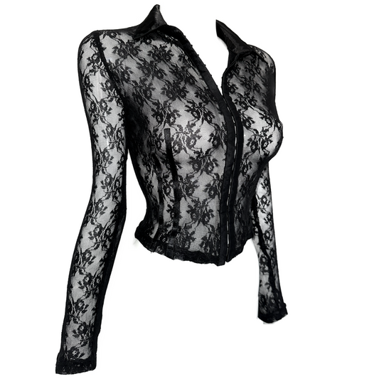 + Lace corset blouse +