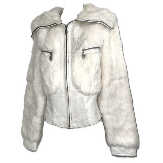 + Fur corset jacket +