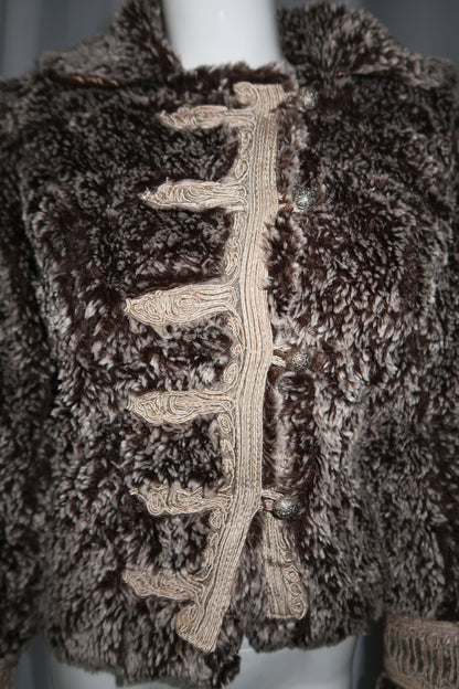+ Faux fur Napoleon jacket +