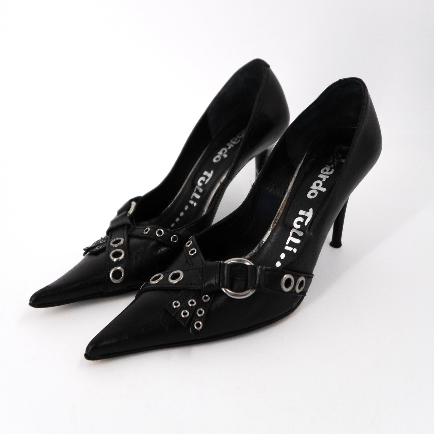 + Vintage leather heels +