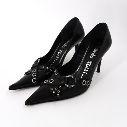 + Vintage leather heels +