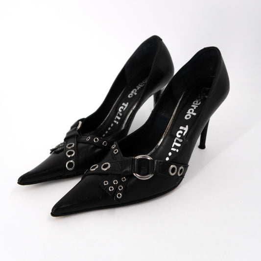 + Vintage leather heels +