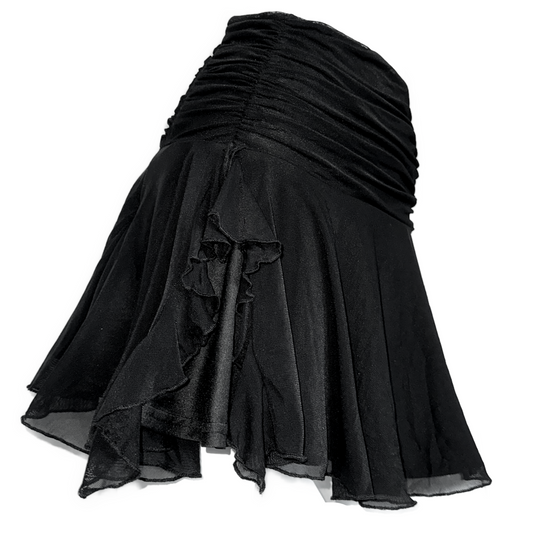 + Mini mesh skirt +