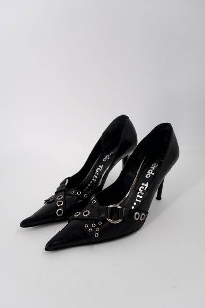 + Vintage leather heels +