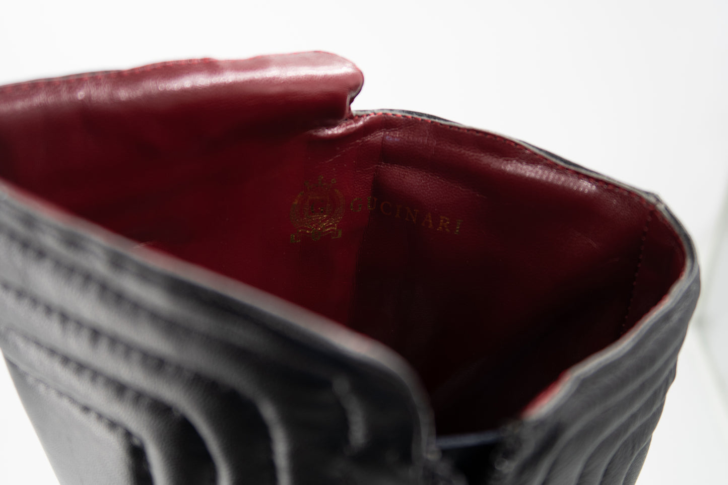 + Vintage leather heel boots +