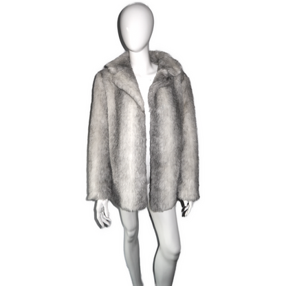 + Vintage faux fur coat +