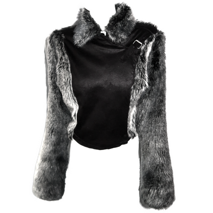 + Faux fur jacket +